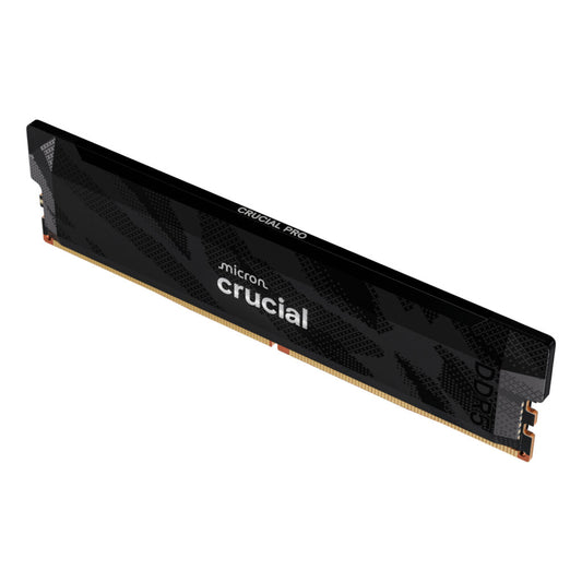 Crucial Pro 16GB 6400Mhz DDR5 Desktop OC Gaming Memory - Black