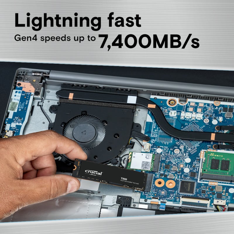 Crucial T500 4TB M.2 NVMe Gen4 NAND SSD