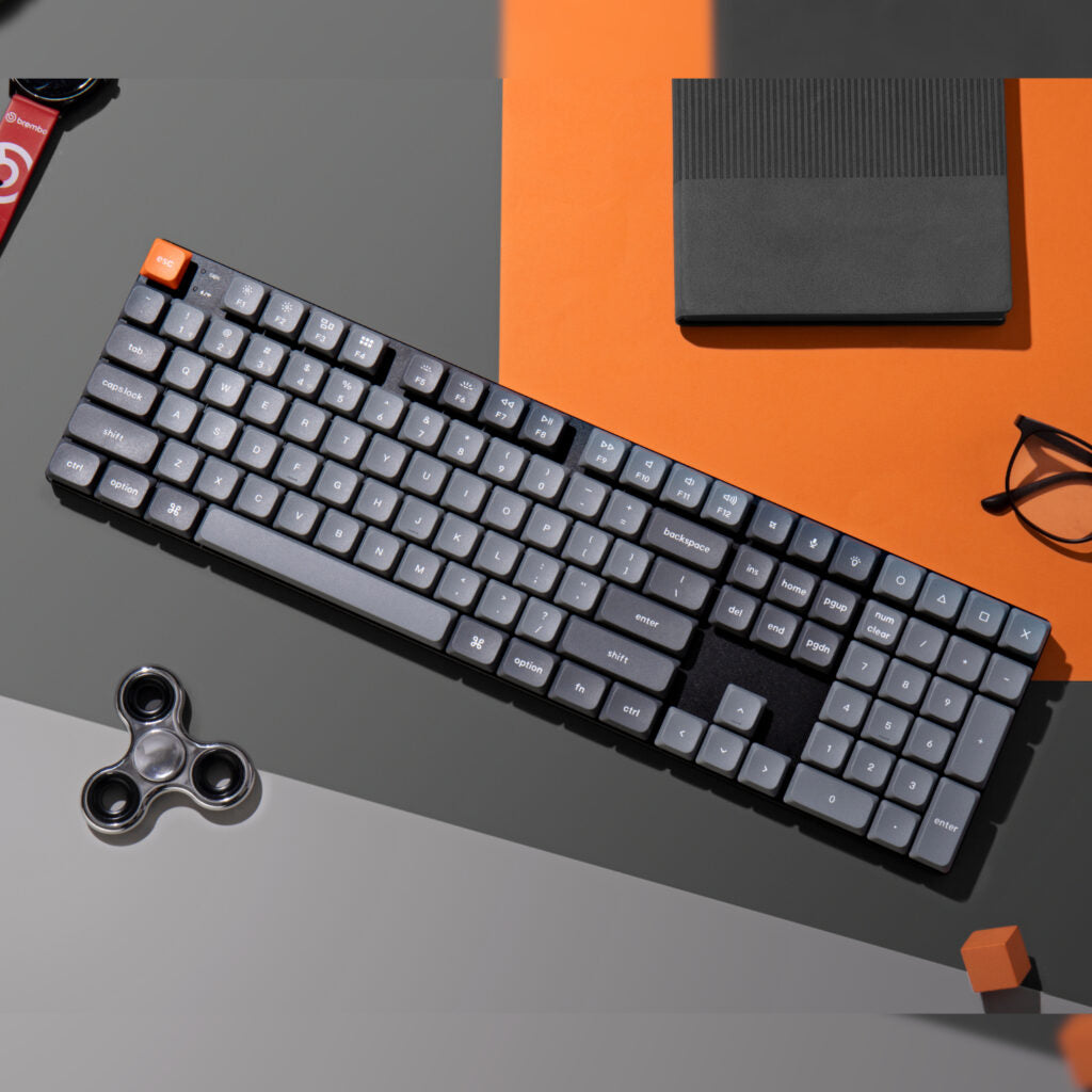 Keychron K5 Max QMK/VIA Full-Size Custom Wireless Mechanical Keyboard - Brown Switches