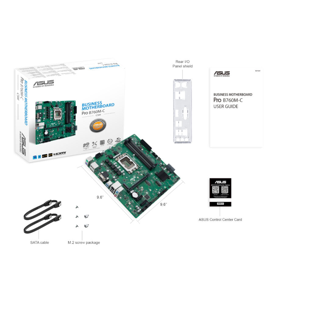 ASUS PRO B760M C CSM LGA 1700 M-ATX Motherboard