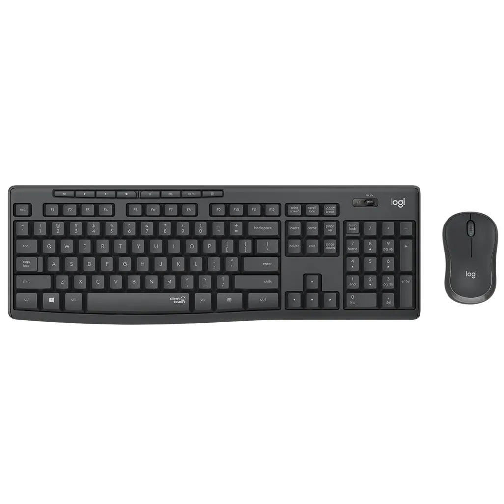 LOGITECH MK270 WIRELESS KEYBOARD AND MOUSE COMBO - BLACK
