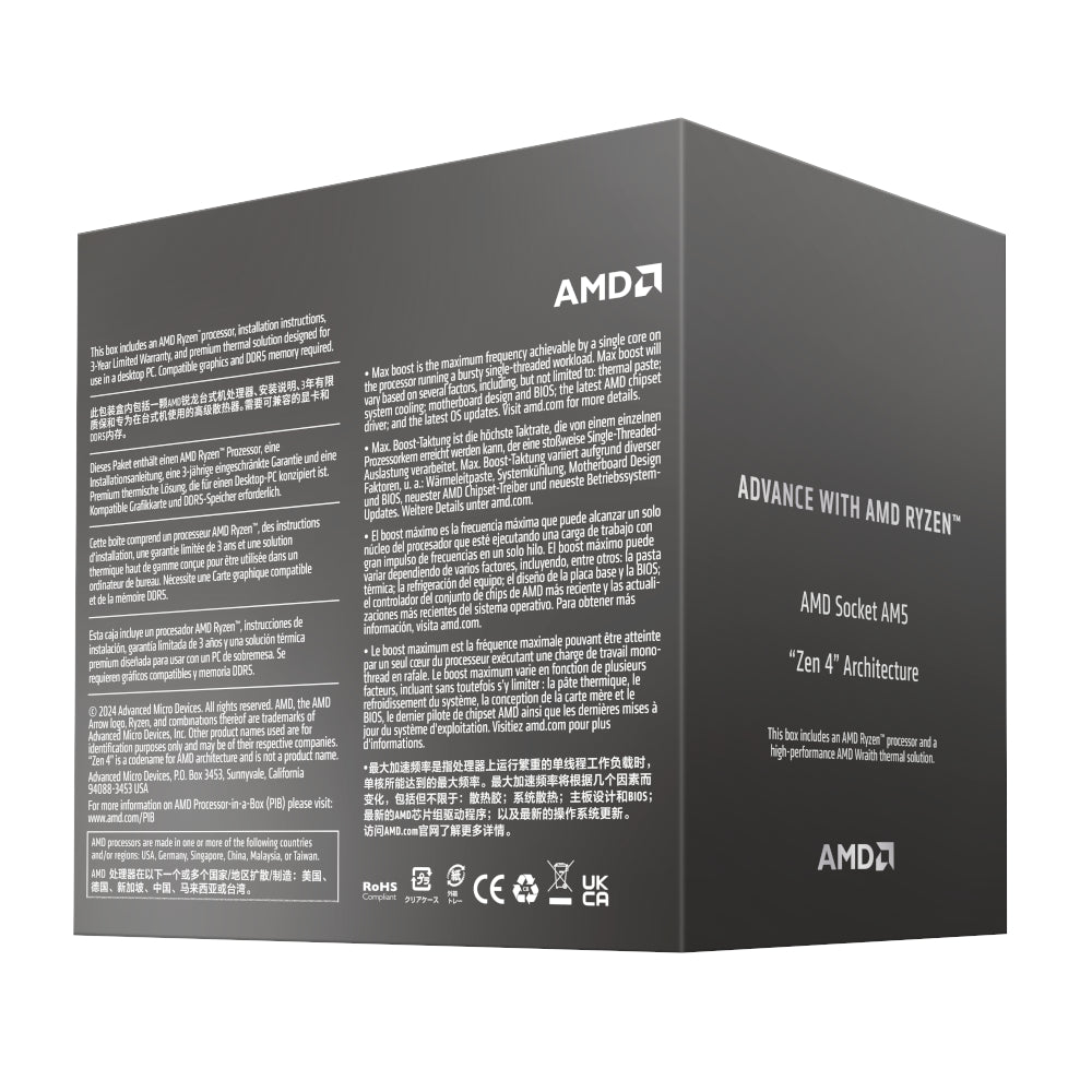 AMD RYZEN 7 8700F 8-Core 4.1GHZ AM5 CPU