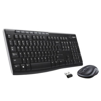 LOGITECH MK270 WIRELESS KEYBOARD AND MOUSE COMBO - BLACK