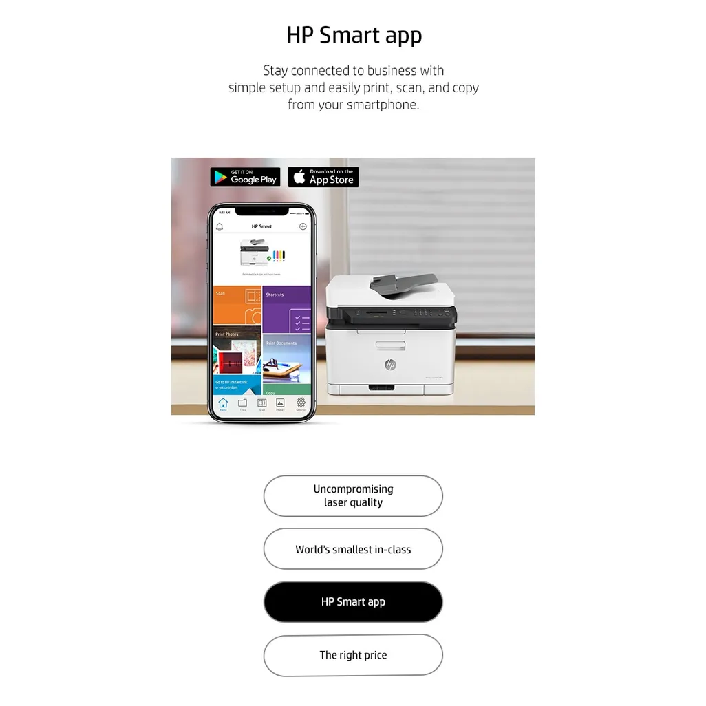 HP COLOUR LASER MFP 179FNW PRINTER