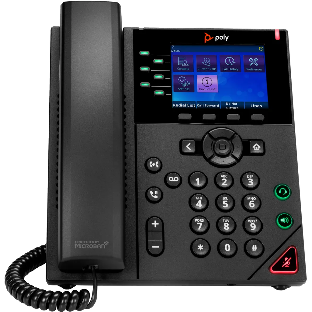POLY OBI VVX 350 6-IP PH POE-E BUSINESS PHONE