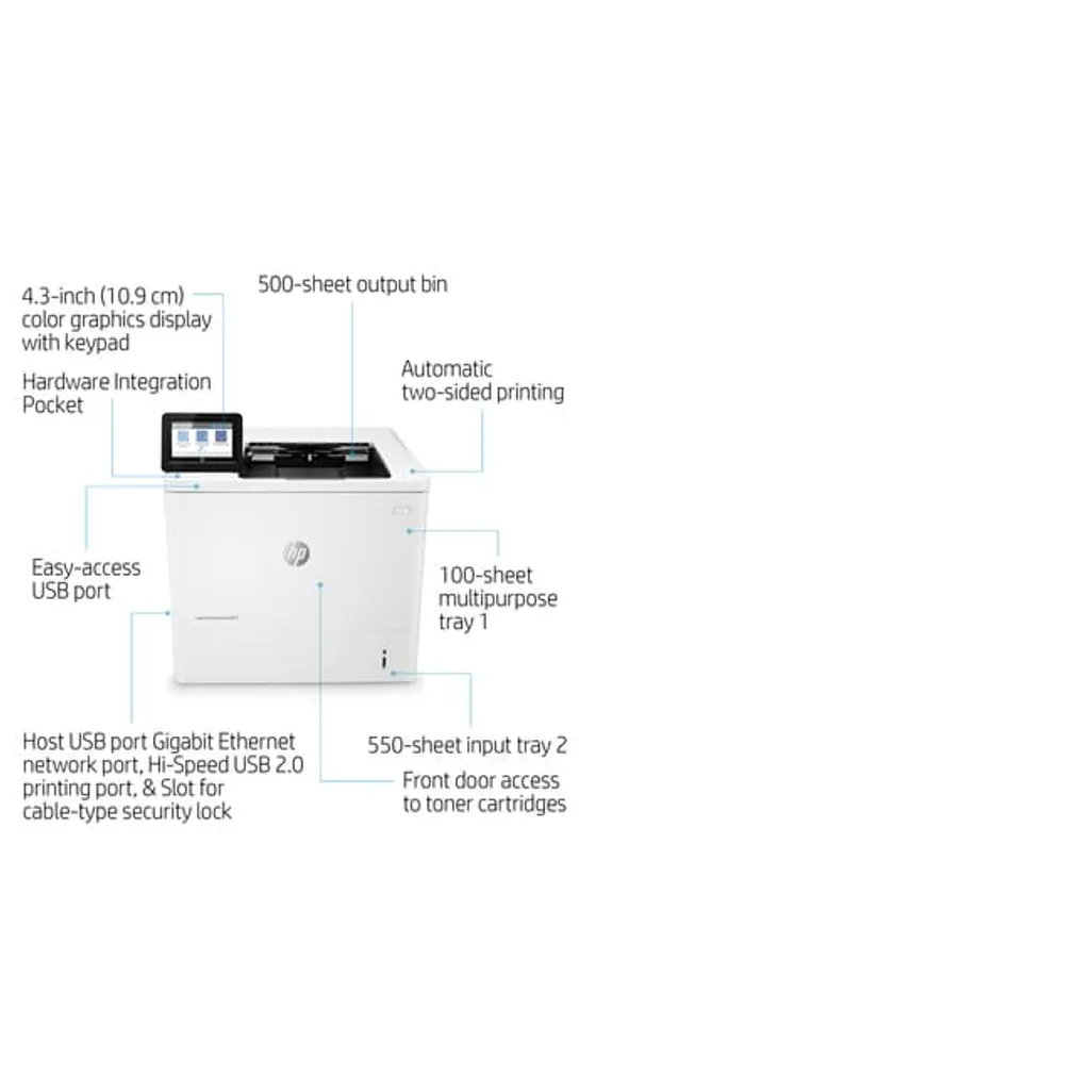 HP LASERJET ENTERPRISE M611DN MONO PRINTER