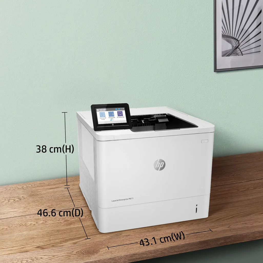 HP LASERJET ENTERPRISE M611DN MONO PRINTER
