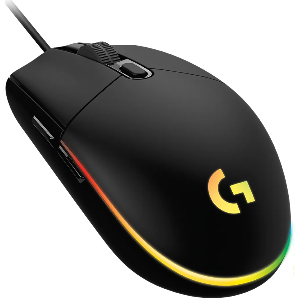 LOGITECH G102 LIGHTSYNC USB GAMING MOUSE BLACK