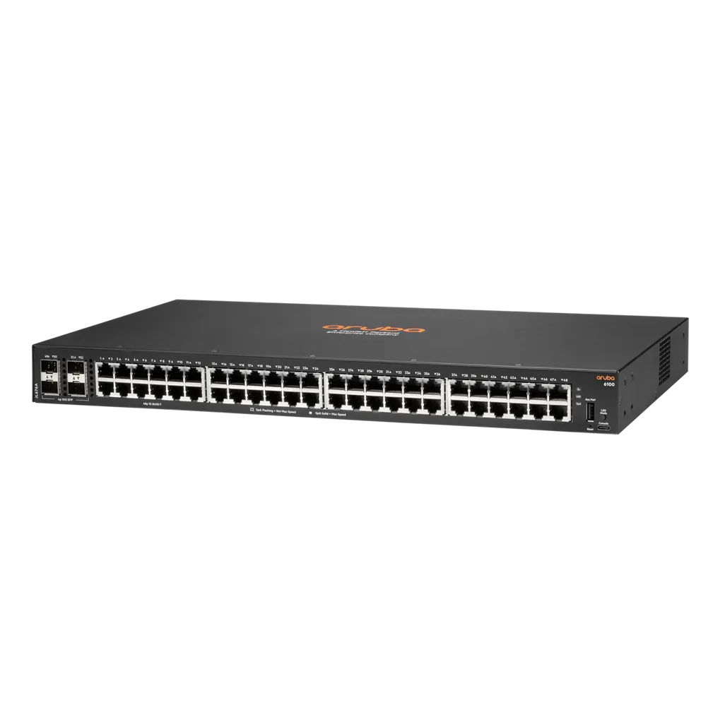 HP ARUBA 6100 48G 4SFP+ SWITCH