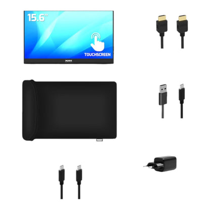 Port Connect 15.6″ Full HD Touchscreen Portable Monitor