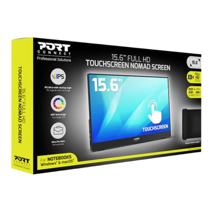 Port Connect 15.6″ Full HD Touchscreen Portable Monitor