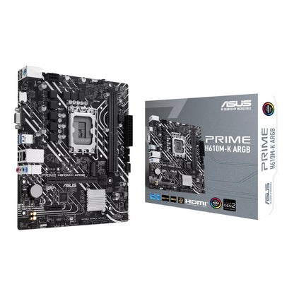 Asus Prime H610M-K ARGB Intel LGA1700 mATX Motherboard