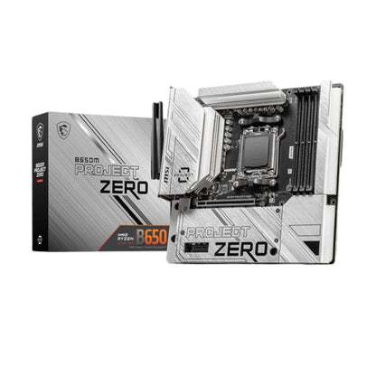 MSI B650M Project Zero AM5 mATX Motherboard