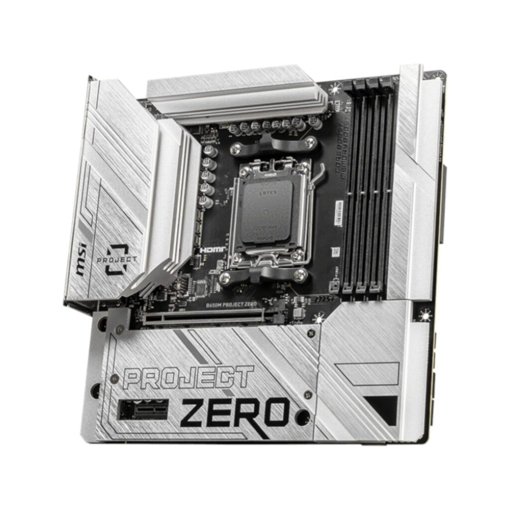 MSI B650M Project Zero AM5 mATX Motherboard