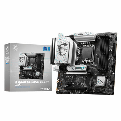 MSI B760M GAMING PLUS WiFi DDR5 Intel LGA1700 mATX Gaming Motherboard