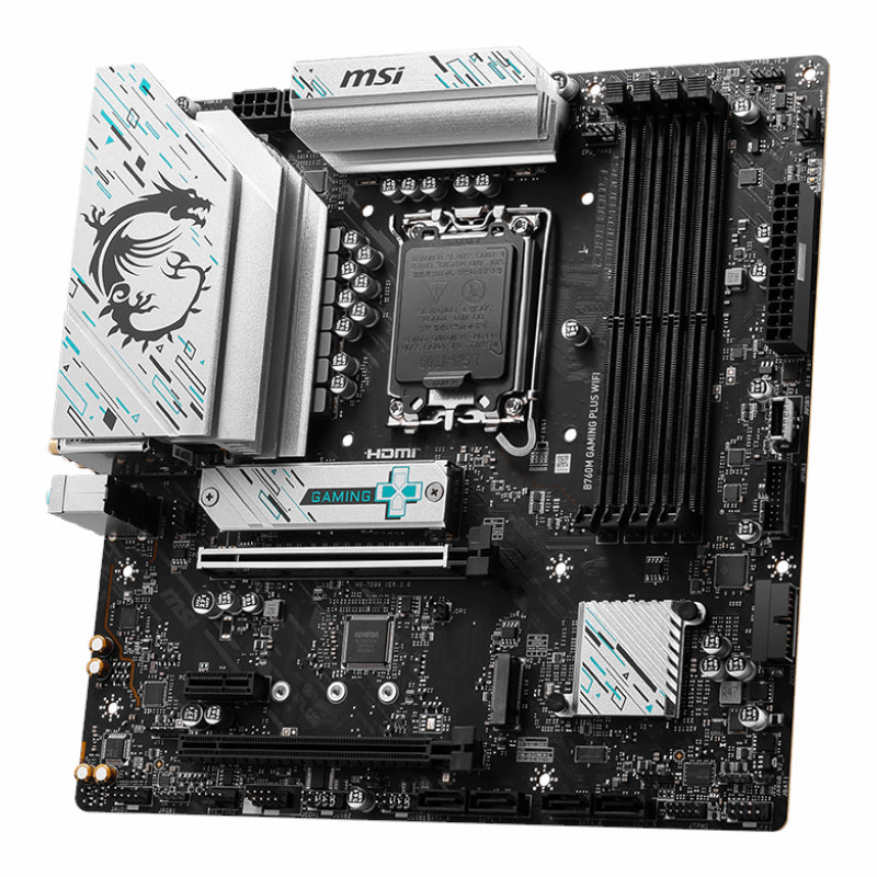 MSI B760M GAMING PLUS WiFi DDR5 Intel LGA1700 mATX Gaming Motherboard