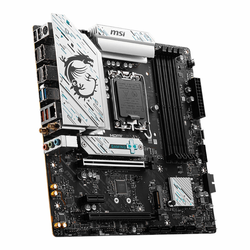 MSI B760M GAMING PLUS WiFi DDR5 Intel LGA1700 mATX Gaming Motherboard