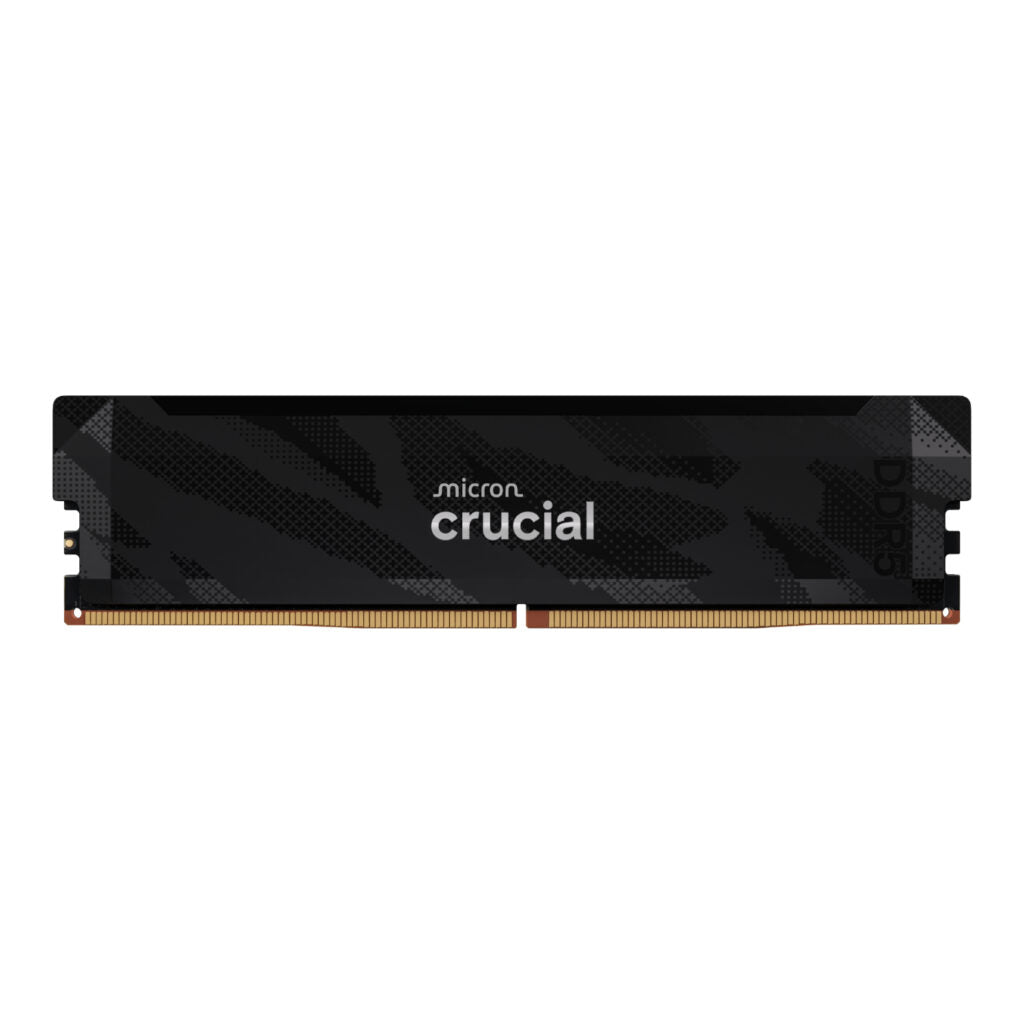 Crucial Pro 16GB 6400Mhz DDR5 Desktop OC Gaming Memory - Black