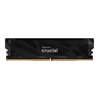 Crucial Pro 16GB 6400Mhz DDR5 Desktop OC Gaming Memory - Black