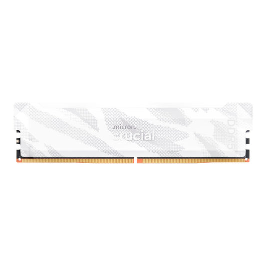 Crucial Pro 16GB 6400Mhz DDR5 Desktop OC Gaming Memory - White