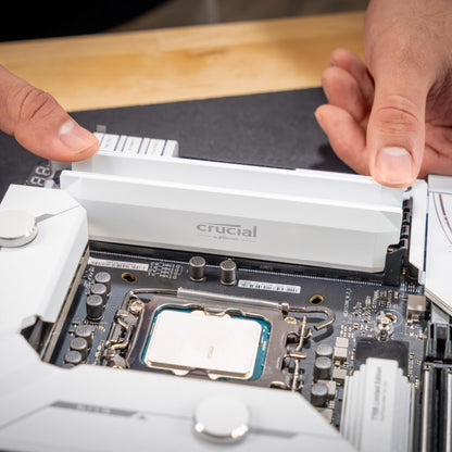 Crucial Pro Overclocking 32GB 6000Mhz DDR5 Desktop Memory White