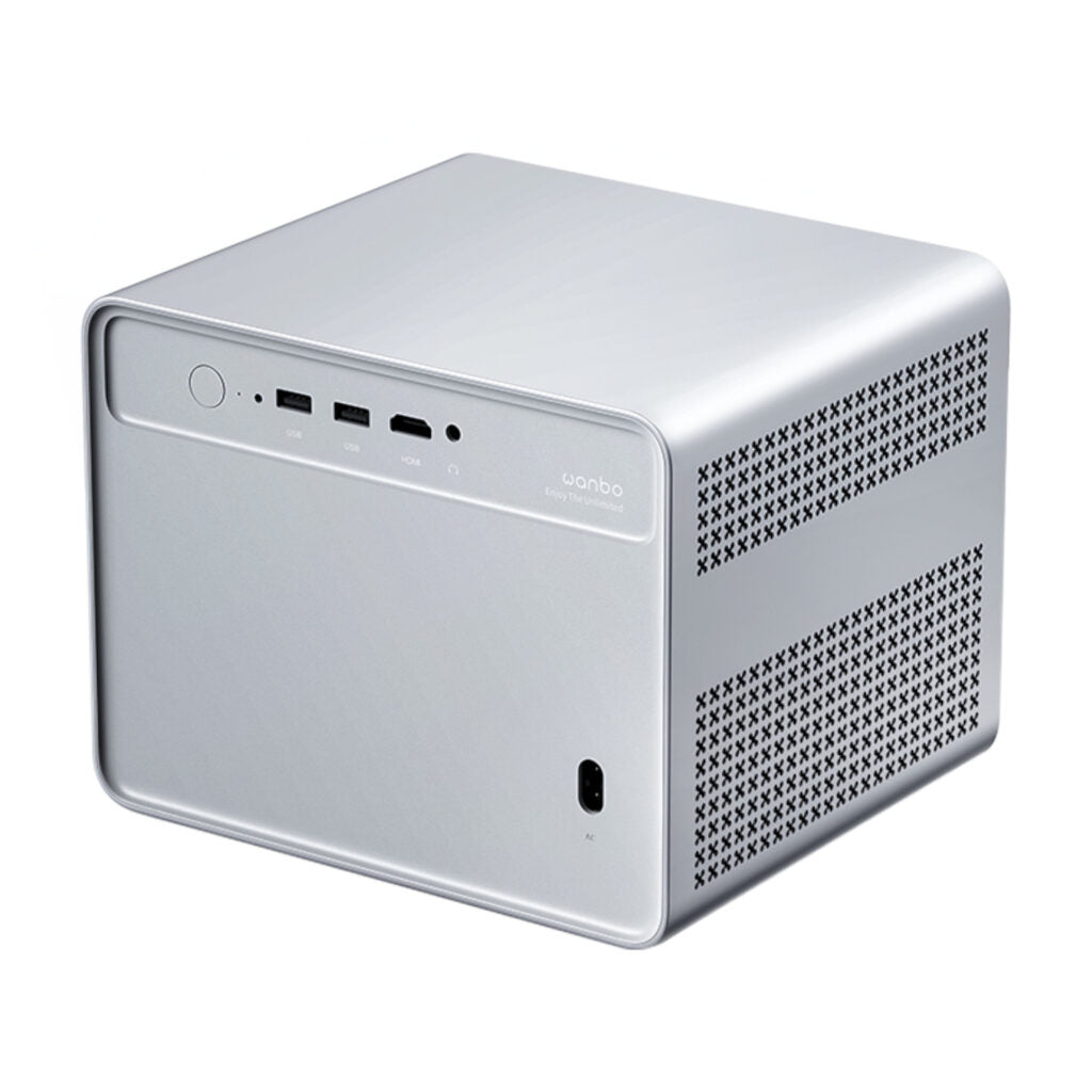 WANBO DAVINCI 1 PRO 1080P 650ANSI Android 11 Smart Home Theatre Projector - Silver