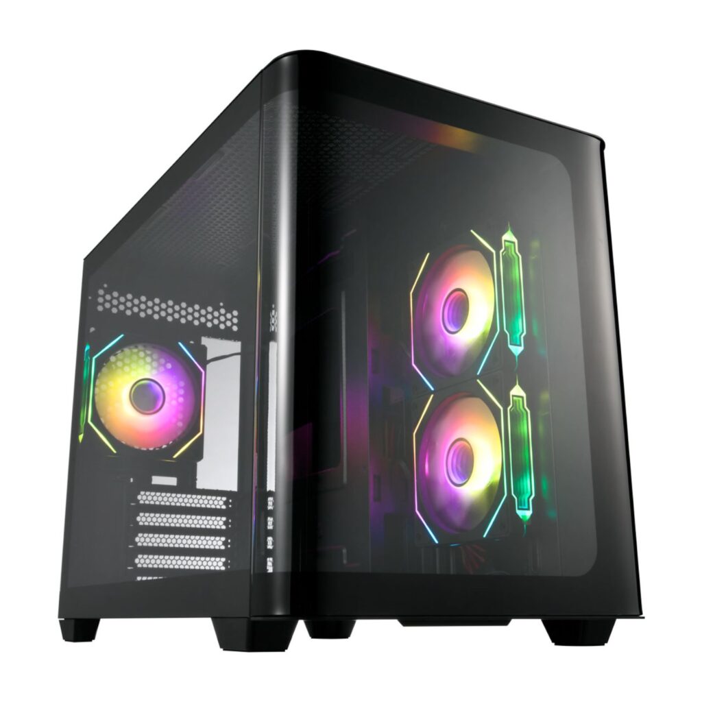 FSP S380 Micro-ATX ARGB Gaming Chassis with VITA GM 750W Power Supply Bundle