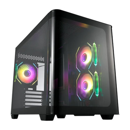 FSP S380 Micro-ATX ARGB Gaming Chassis with VITA GM 750W Power Supply Bundle