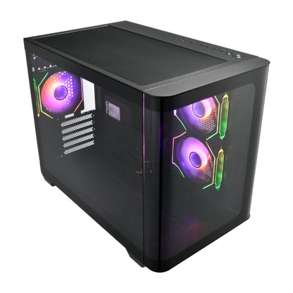 FSP S380 Micro-ATX ARGB Gaming Chassis with VITA GM 750W Power Supply Bundle