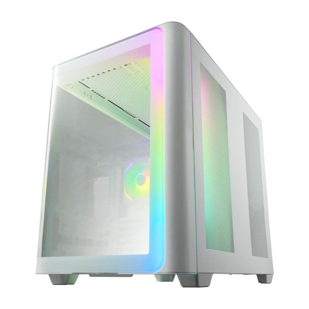 FSP M580 ARGB ATX Mid-Tower Gaming Chassis - White