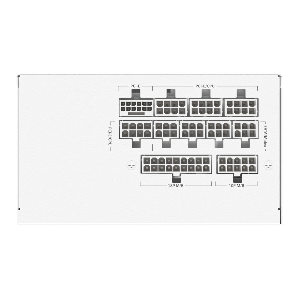 Antec GSK 850W GEN5 ATX3.1 and PCIE5.1 80 Plus Gold Fully Modular White