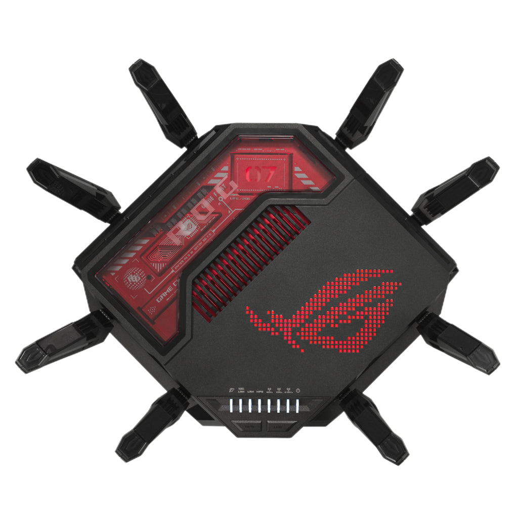 ASUS ROG Rapture BE19000 Wi-Fi 7 Tri-Band Gaming Router with Dual 10G Ports