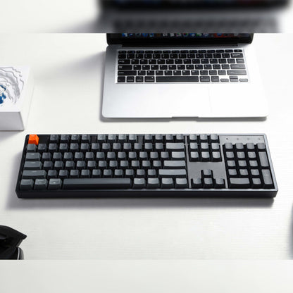 Keychron K10 QMK Full-size RGB Wireless Custom Mechanical Keyboard V.2 (Super RED Switch) – Black