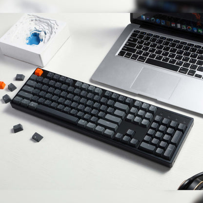 Keychron K10 QMK Full-size RGB Wireless Custom Mechanical Keyboard V.2 (Super RED Switch) – Black