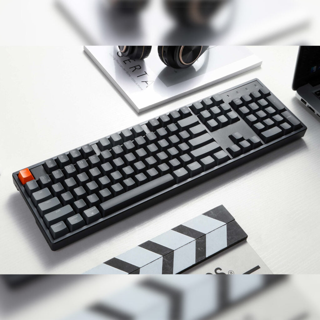 Keychron K10 QMK Full-size RGB Wireless Custom Mechanical Keyboard V.2 (Super RED Switch) – Black