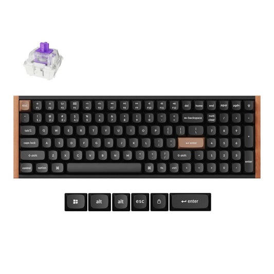 Keychron K4 HE Wireless Magnetic Switch Mechanical Keyboard (96% Layout, Gateron Hall Effect Switches)