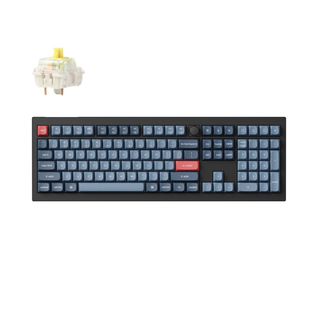 Keychron V6 Max Custom Wireless Keyboard - Banana Switch