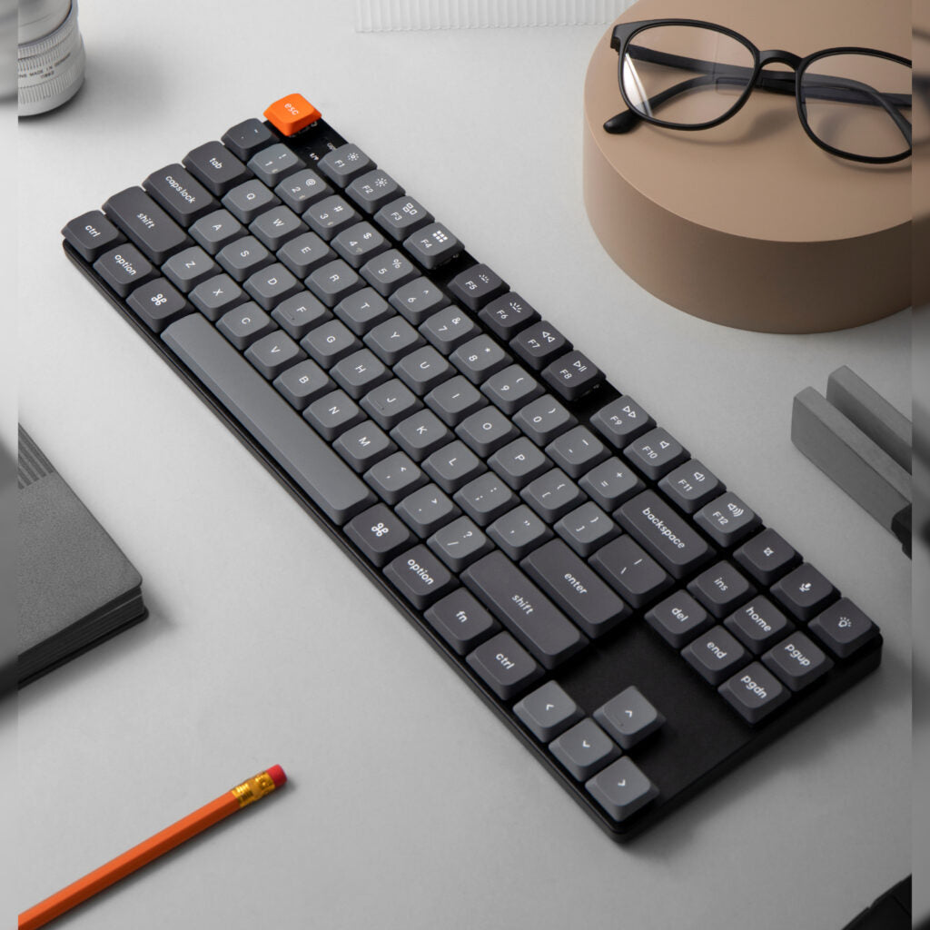 Keychron K1 Max QMK/VIA 80% Custom Wireless Mechanical Keyboard - Brown Switches