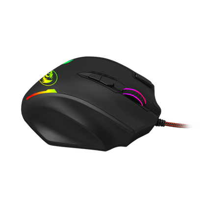 REDRAGON IMPACT 12400DPI MMO Gaming Mouse - Black