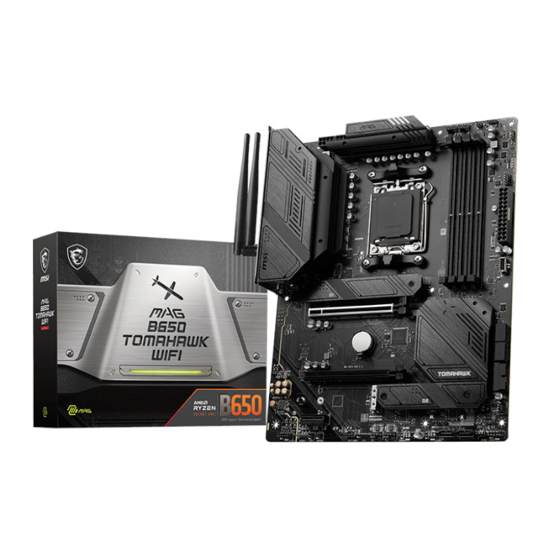 MSI MAG B650 TOMAHAWK WiFi AMD AM5 ATX Gaming Motherboard