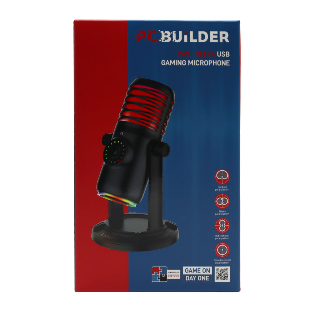 PCBuilder Cast Ultra USB Gaming Microphone