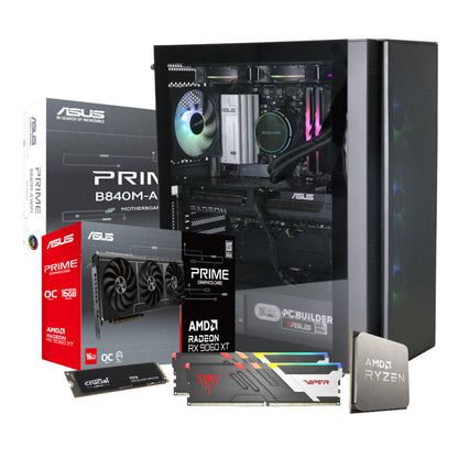 PCBuilder Ryzen 5 7600 Seeker Windows 11 Gaming PC