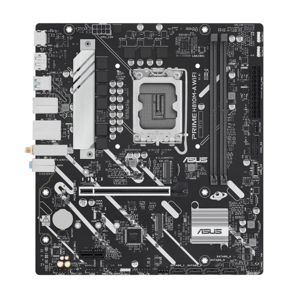 Asus Prime H810M-A WiFi LGA1851 Micro-ATX Motherboard