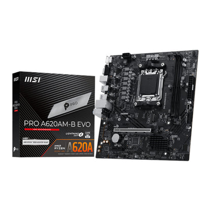 MSI PRO A620AM-B EVO AM5 mATX Motherboard