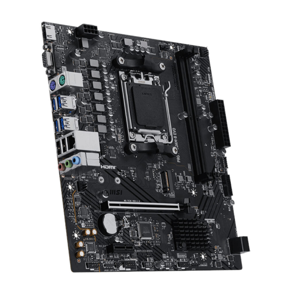 MSI PRO A620AM-B EVO AM5 mATX Motherboard