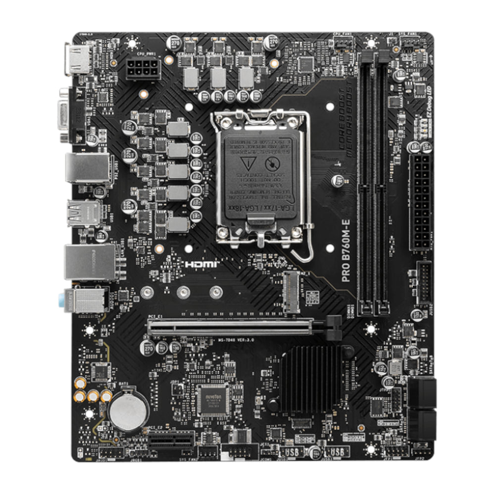 MSI B760M-E PRO DDR5 LGA1700 mATX Motherboard