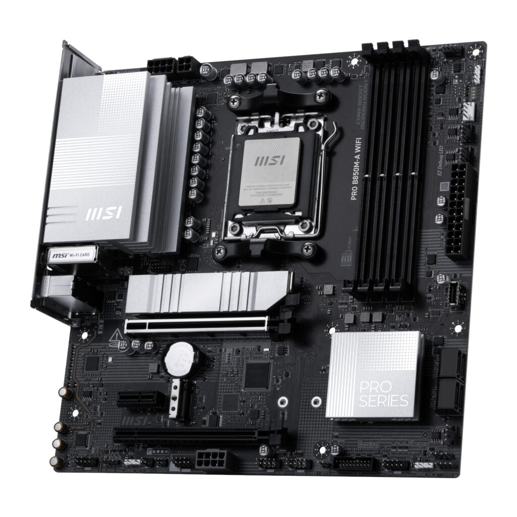 MSI PRO B850M-A WiFi AM5 DDR5 mATX Motherboard