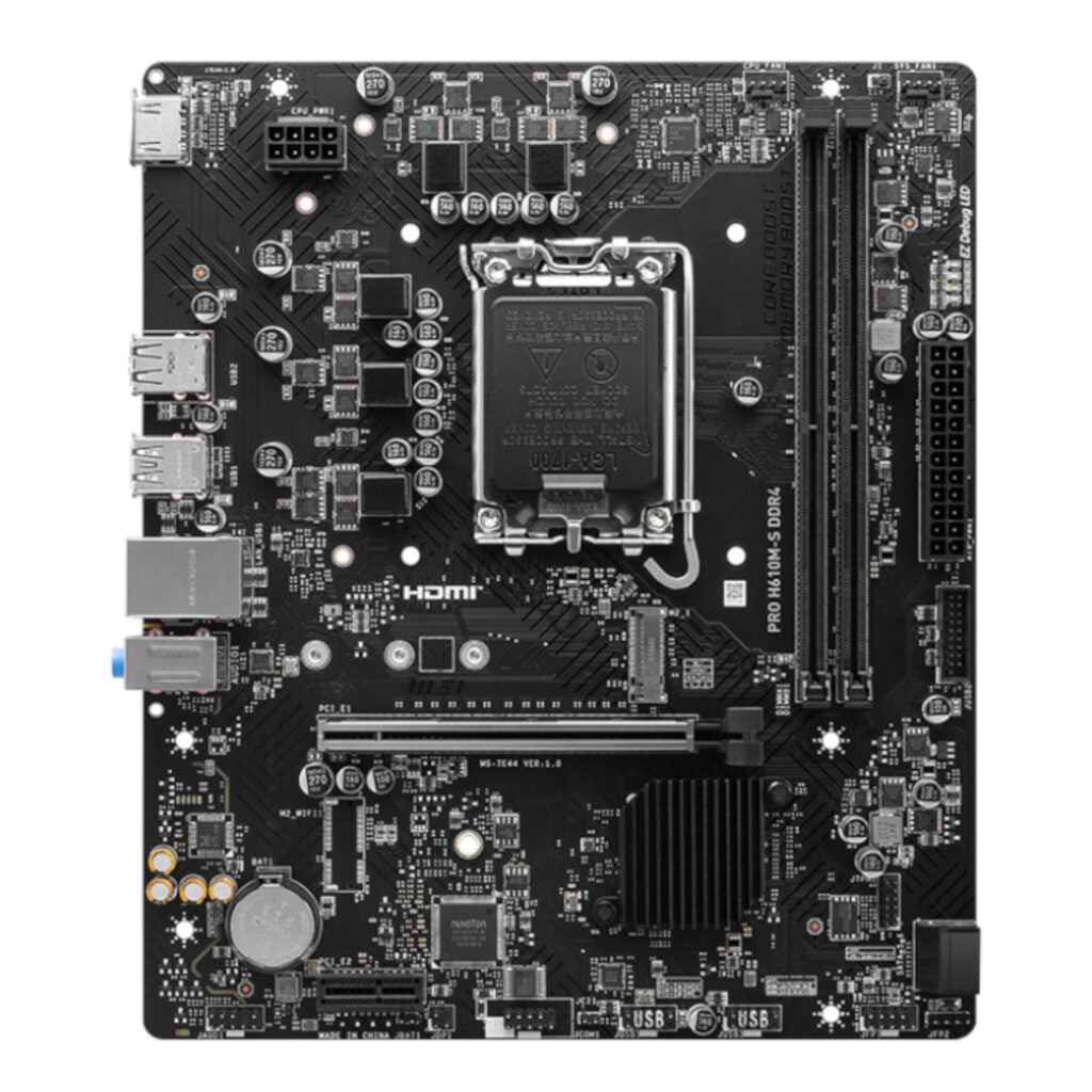 MSI H610M-S PRO LGA1700 mATX DDR4 Motherboard