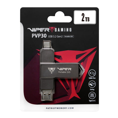 Patriot PVP30 2TB Duo Compact External Portable SSD