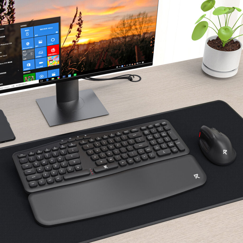Redragon BS7161 2.4G Wireless Keyboard and Mouse Combo - Black